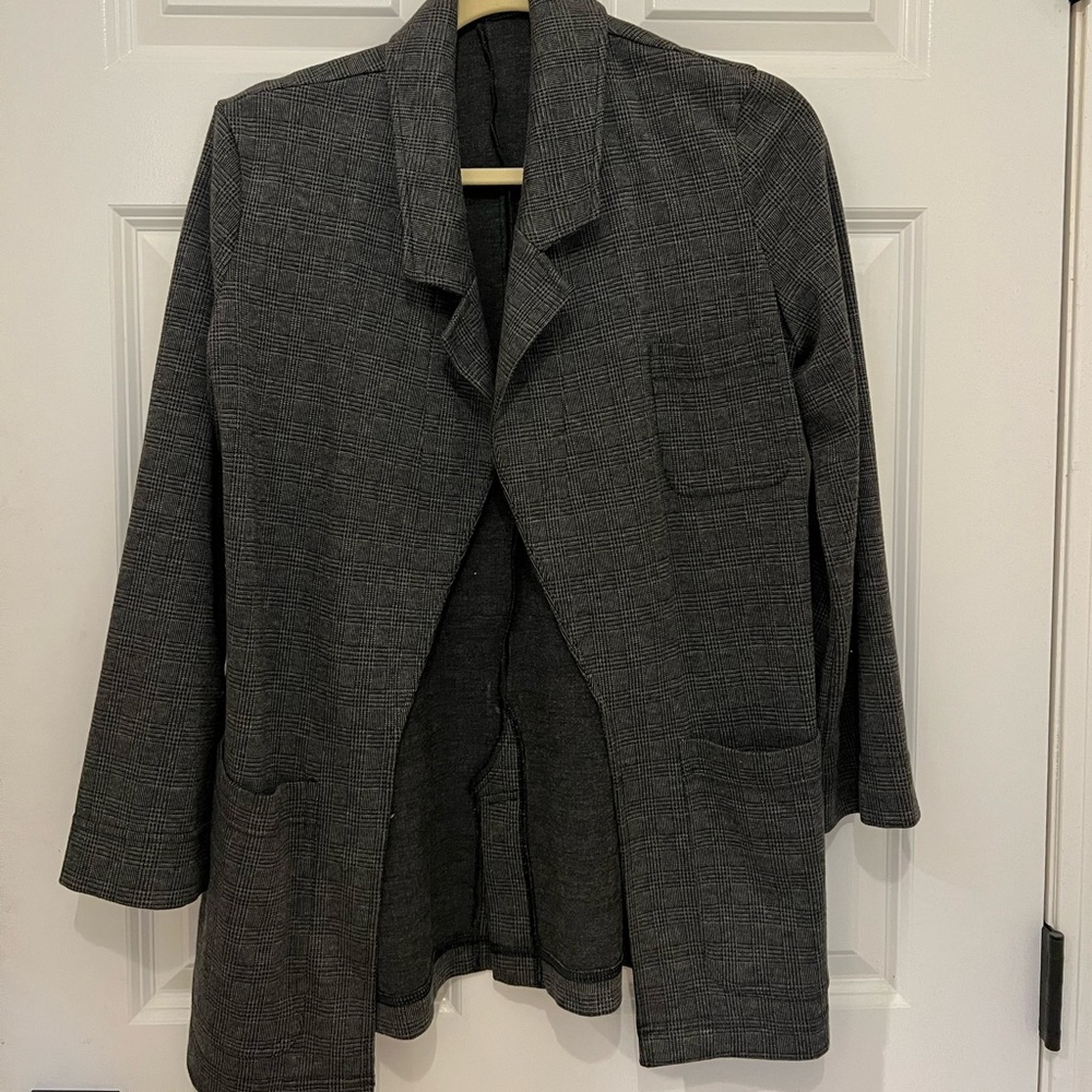 Madewell Blazer, XS, Charcoal